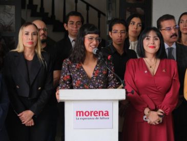Pérez García señaló que los jóvenes son protagonistas del presente y su participación ha sido fundamental para consolidar el movimiento. MORENA JALISCO