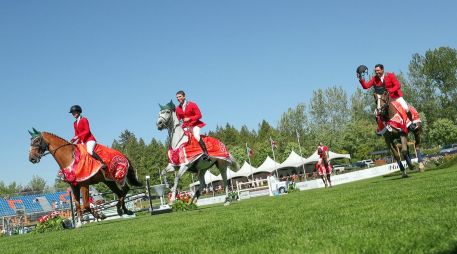 México tomó la delantera en la prueba de salto por equipos y se perfila como favorito rumbo a la final ecuestre de Santo Domingo 2026. CORTESÍA.