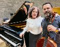 Dúo Concertante. Integrado por el violoncellista Jorge González y la pianista Ana Silvia Guerrero. CORTESÍA