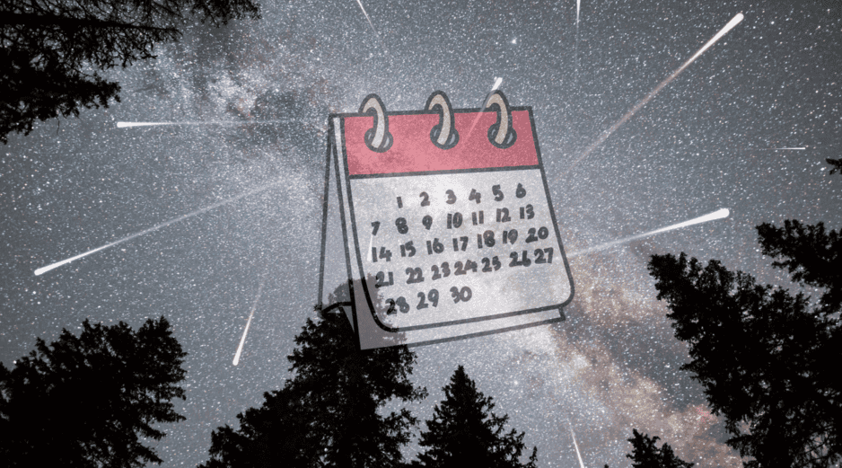 Entre los eventos más esperados sobresalen la lluvia de meteoros perseidas, que alcanzará una tasa máxima observable de hasta 150 meteoros por hora, y un eclipse parcial de Luna. CANVA