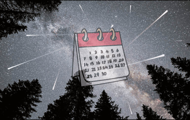 Entre los eventos más esperados sobresalen la lluvia de meteoros perseidas, que alcanzará una tasa máxima observable de hasta 150 meteoros por hora, y un eclipse parcial de Luna. CANVA