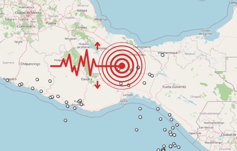 &nbsp;Sismo en Veracruz. ESPECIAL / SSN