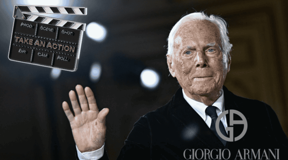 Los productores buscan reconstruir con fidelidad la evolución artística y empresarial de Armani. AFP / ARCHIVO