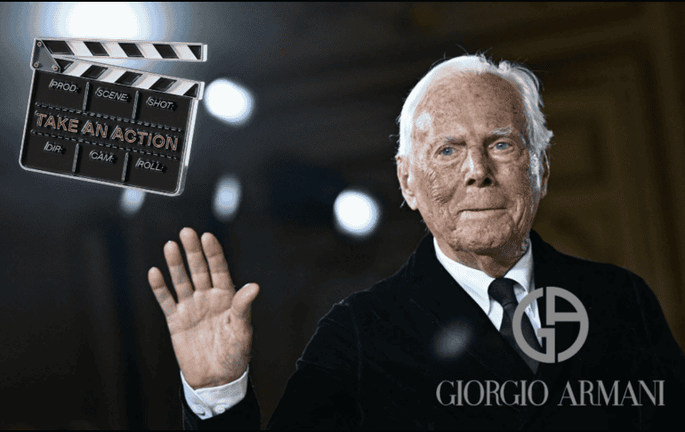Los productores buscan reconstruir con fidelidad la evolución artística y empresarial de Armani. AFP / ARCHIVO