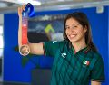 Adriana Torres hizo el 1-3 junto a la experimentada Alejandra Estudillo, quien se adjudicó el oro. EL INFORMADOR/ J. ACOSTA.