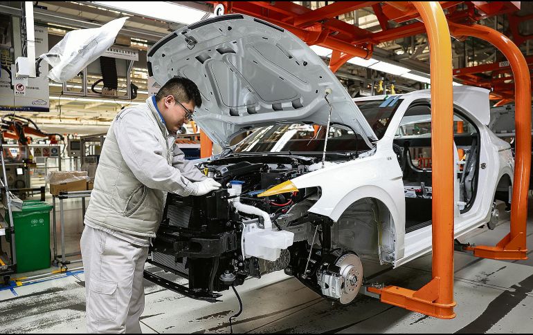 La producción automotriz de China ha impulsado su presencia en México. Es el segundo país proveedor de vehículos gracias al crecimiento de sus propias marcas y de fabricantes internacionales que ensamblan en el país asiático. AFP