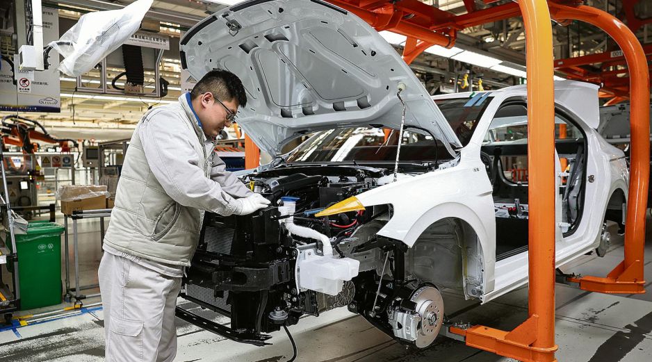 La producción automotriz de China ha impulsado su presencia en México. Es el segundo país proveedor de vehículos gracias al crecimiento de sus propias marcas y de fabricantes internacionales que ensamblan en el país asiático. AFP