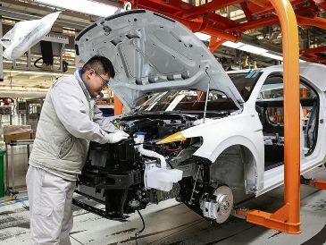 La producción automotriz de China ha impulsado su presencia en México. Es el segundo país proveedor de vehículos gracias al crecimiento de sus propias marcas y de fabricantes internacionales que ensamblan en el país asiático. AFP