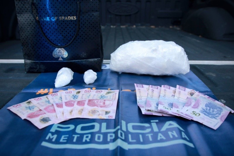 Materiales puestos a disposición de las autoridades tras la detención de Arturo 