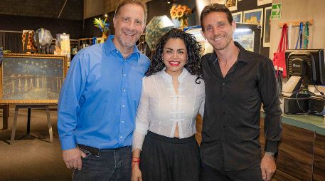 Jaime Salinas, Edith Corona y Sebastian Saidman. GENTE BIEN JALISCO / Revista del 7 de julio 2026