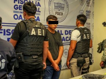 De acuerdo con la Fiscalía estatal, el imputado presuntamente pertenece a una célula delictiva conocida como "Los Rusos". ESPECIAL/Fiscalía de Oaxaca
