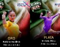 Victoria Mata y Natalia Escalera encabezaron una destacada jornada para México, que sumó múltiples preseas y confirmó su protagonismo en la gimnasia artística. X/ @conadeoficial.