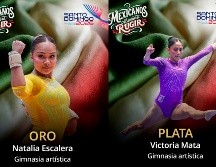 Victoria Mata y Natalia Escalera encabezaron una destacada jornada para México, que sumó múltiples preseas y confirmó su protagonismo en la gimnasia artística. X/ @conadeoficial.