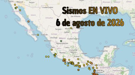 EN VIVO | Sismos en México | Jueves 6 de agosto. ESPECIAL / SSN