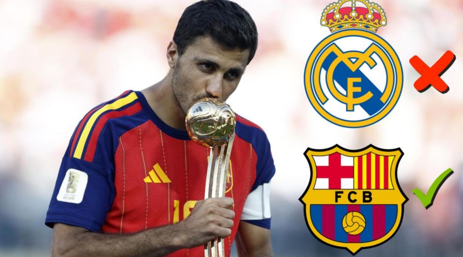 Rodri da el visto bueno al Barcelona para que negocie su fichaje con el Manchester City. EFE / ARCHIVO