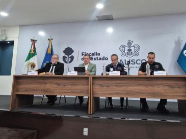 Además del coordinador de la Guardia Nacional en Jalisco está presente el coordinador regional, José Martín Luna de la Luz, con quien también se da continuidad a la estrategia. EL INFORMADOR / R. BOBADILLA