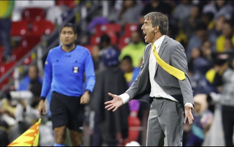 Guillermo Almada reacciona a una jugada del partido América vs. San Diego. Las Águilas un paso importante en la primera fase de la Leagues Cup, torneo en el que únicamente los cuatro mejores equipos de la Liga MX avanzarán a los cuartos de final. EFE/S. Gutiérrez