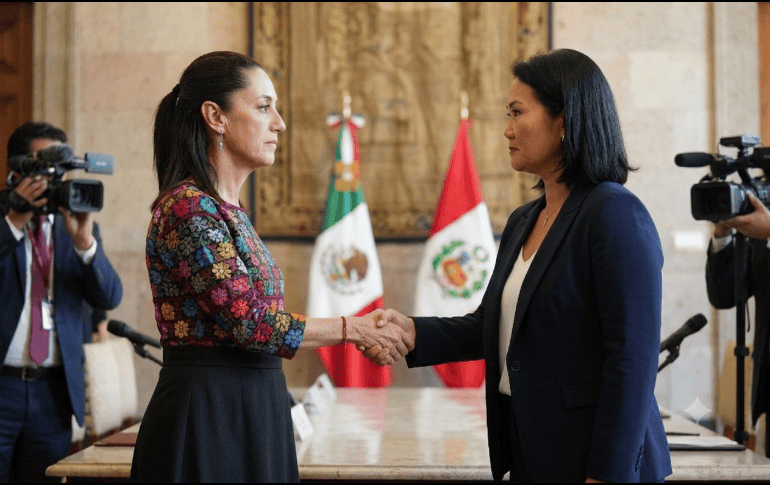Sheinbaum celebró la reanudación de las relaciones diplomáticas con Lima desde 