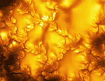 Los investigadores observaron ondulaciones de inestabilidad en la superficie del sol causadas por fragmentos de plasma magnetizado que se desplazaban unos junto a otros a distintas velocidades. Observatorio Solar Nacional de la Fundación Nacional de Ciencias vía AP