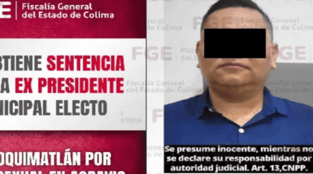 La orden de aprehensión en contra de Carlos Antonio “N” por el delito de abuso sexual en contra de un menor, expresidente municipal electo de Coquimatlán fue puesta a disposición de las autoridades. ESPECIAL / FISCALÍA GENERAL DEL ESTADO DE COLIMA