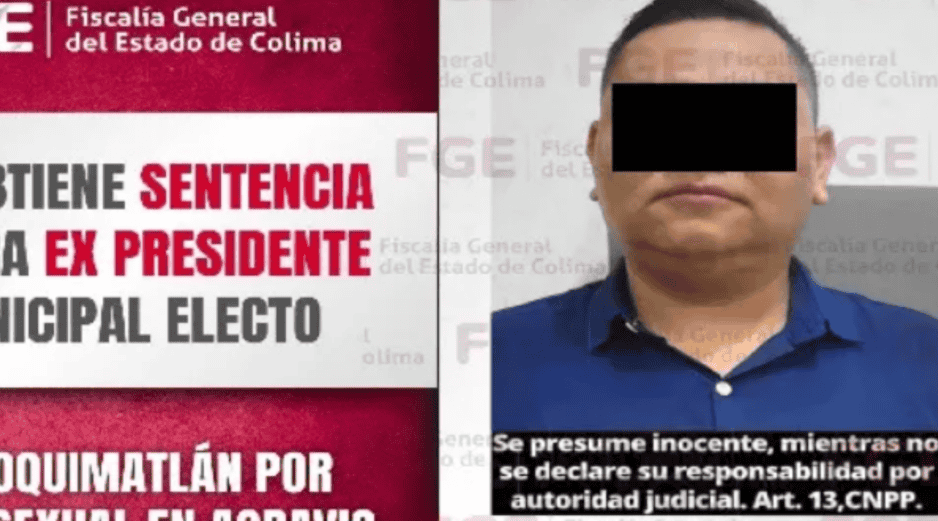 La orden de aprehensión en contra de Carlos Antonio “N” por el delito de abuso sexual en contra de un menor, expresidente municipal electo de Coquimatlán fue puesta a disposición de las autoridades. ESPECIAL / FISCALÍA GENERAL DEL ESTADO DE COLIMA