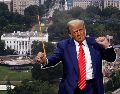 Las obras del nuevo Salón de Baile de la Casa Blanca se ubican en el South Lawn del recinto. AP / ARCHIVO