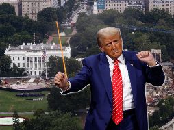 Las obras del nuevo Salón de Baile de la Casa Blanca se ubican en el South Lawn del recinto. AP / ARCHIVO