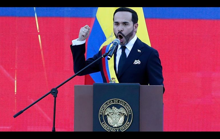 De la Espriella venció en el balotaje a Iván Cepeda, aliado político de Petro, por un estrecho margen y en medio de un ambiente polarizado. EFE/E. Guzmán