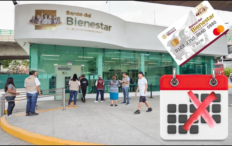 Normalmente, durante los meses de pago, los depósitos se realizan todos los días, aunque en esta ocasión habrá un día de pausa. ESPECIAL / Banco del Bienestar y CANVA