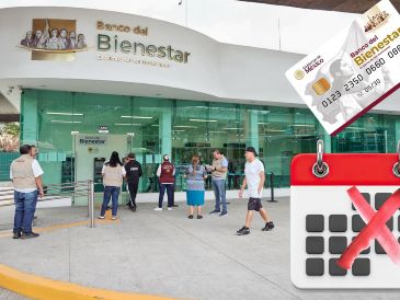 Normalmente, durante los meses de pago, los depósitos se realizan todos los días, aunque en esta ocasión habrá un día de pausa. ESPECIAL / Banco del Bienestar y CANVA