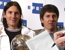Esta es la historia detrás de la servilleta que puso a Messi en el Barcelona. EFE / ARCHIVO