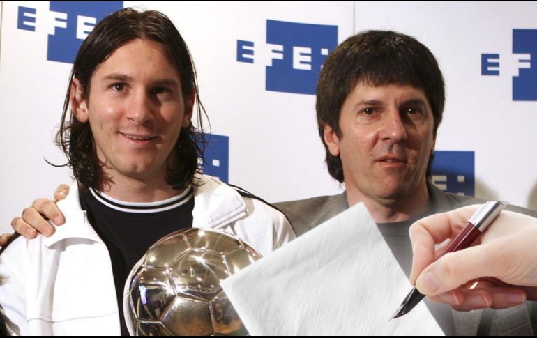 Esta es la historia detrás de la servilleta que puso a Messi en el Barcelona. EFE / ARCHIVO