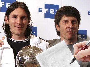 Esta es la historia detrás de la servilleta que puso a Messi en el Barcelona. EFE / ARCHIVO