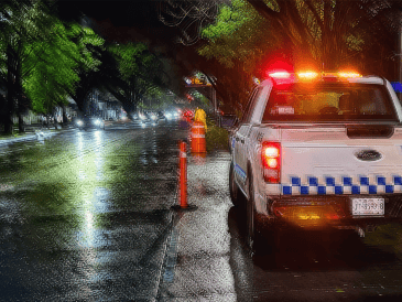 La lluvia que cayó sobre Guadalajara también provocó afectaciones en siete vehículos. ESPECIAL/Policía Vial