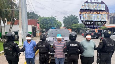 Los tres hombres fueron cuestionados sobre la procedencia del efectivo. Según el reporte policial, señalaron que se trataba de un pago relacionado con una obra civil. ESPECIAL