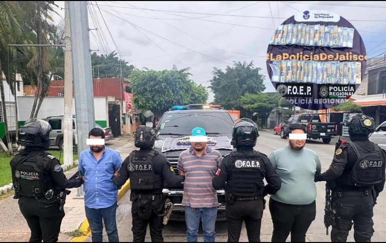 Los tres hombres fueron cuestionados sobre la procedencia del efectivo. Según el reporte policial, señalaron que se trataba de un pago relacionado con una obra civil. ESPECIAL