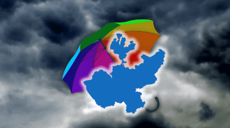 El pronóstico técnico indica que los acumulados de lluvia podrían oscilar entre los 50 y 75 milímetros en un lapso de 24 horas. ESPECIAL / CANVA