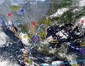 El SMN prevé lluvias intensas en varios estados, mientras persistirá el calor extremo con temperaturas superiores a 45 °C. ESPECIAL/ SMN.