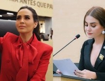 La suspensión de Morena no afecta las funciones legislativas de Salvatori y Palomares, ni su cargo como diputadas en el Congreso de Puebla. ESPECIAL/X