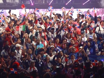 Santo Domingo cerró los Juegos Centroamericanos y del Caribe 2026 con una emotiva ceremonia marcada por música, color y orgullo regional. EFE.