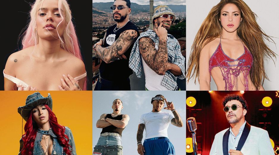 Un abanico de famosos presentó sus novedades musicales. EFE