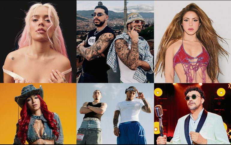 Un abanico de famosos presentó sus novedades musicales. EFE