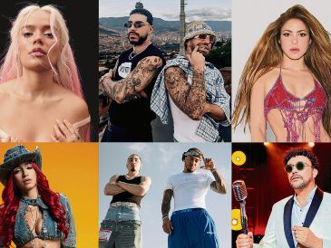 Un abanico de famosos presentó sus novedades musicales. EFE