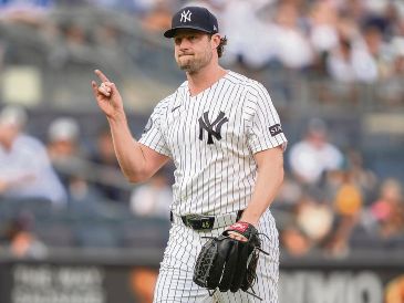Gerrit Cole ponchó a nueve bateadores en siete entradas para sumar más de mil ponches con Yankees. AP