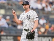 Gerrit Cole ponchó a nueve bateadores en siete entradas para sumar más de mil ponches con Yankees. AP