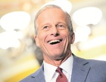 John Thune. El senador abogó para que la Cámara resolviera el tema presupuestal previo al arranque de las campañas electorales en Estados Unidos. AFP/C. Somodevilla