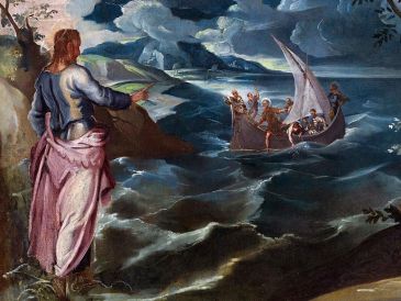 Cristo hoy repite a cada uno de nosotros: “¡Animo, soy yo, no temas!”. WIKIPEDIA/"Cristo en el Mar de Galilea", de Jacopo Tintoretto