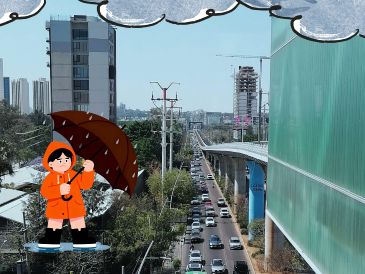 Te compartimos las condiciones que se prevén en Guadalajara con la presencia del monzón mexicano en el país este domingo. ESPECIAL / F. Flores