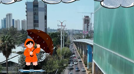 Te compartimos las condiciones que se prevén en Guadalajara con la presencia del monzón mexicano en el país este domingo. ESPECIAL / F. Flores