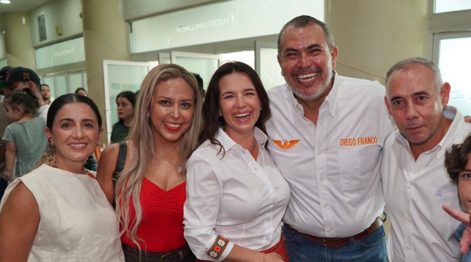 Mirza Flores, coordinadora de Movimiento Ciudadano en Jalisco, estuvo presente en el evento depresentación en Puerto Vallarta. ESPECIAL / Movimiento Ciudadano